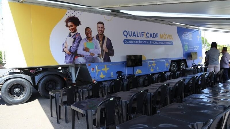 QualificaDF Móvel oferece 880 vagas para qualificação profissional