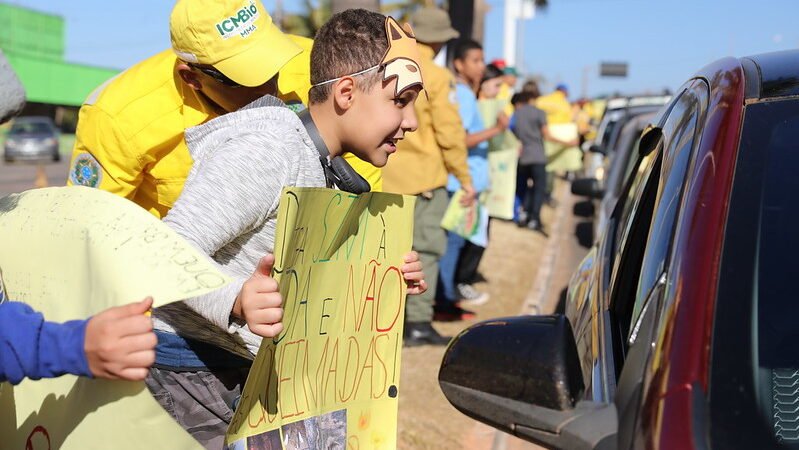 Secretaria do Meio Ambiente promove Blitz educativa para orientar contra incêndios florestais