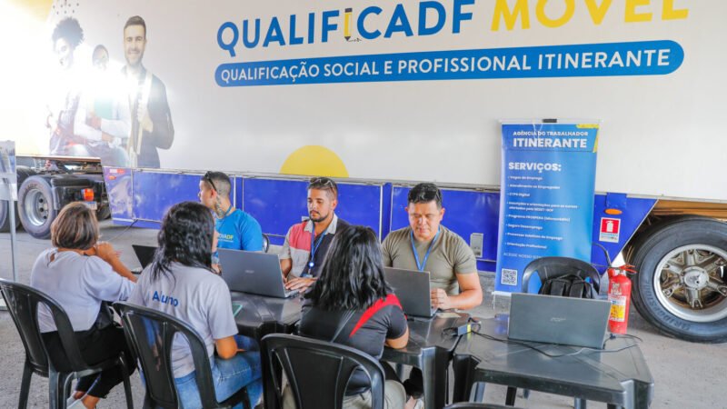 Inscrições para o QualificaDF Móvel são reabertas e seguem até domingo (3)