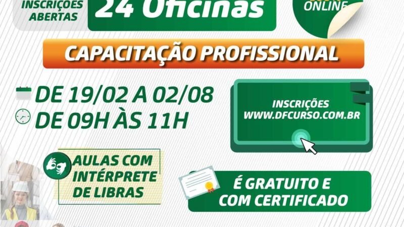 DF Curso – Cursos on-line 100% Gratuitos com certificado.