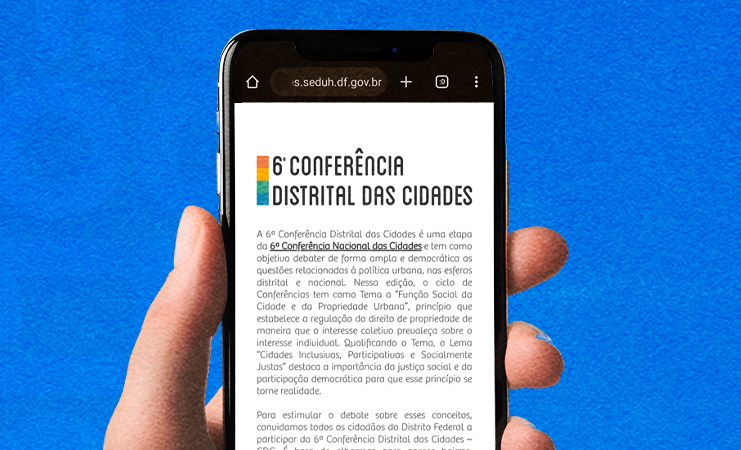 Inscrições abertas para participar da comissão organizadora da Conferência Distrital das Cidades